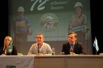 El 72 Congreso ordinario de Delegados de la Unión Ferroviaria aprobó la Memoria y Balance 2022