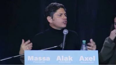 Fuerte respaldo de Kicillof a Massa: �Tenemos un ministro de Econom�a que va a ser Presidente como yo soy gobernador�