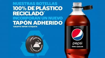 Pepsi incentiva al reciclaje con el tapn adherido a todas sus nuevas botellas de plstico 100% reciclado