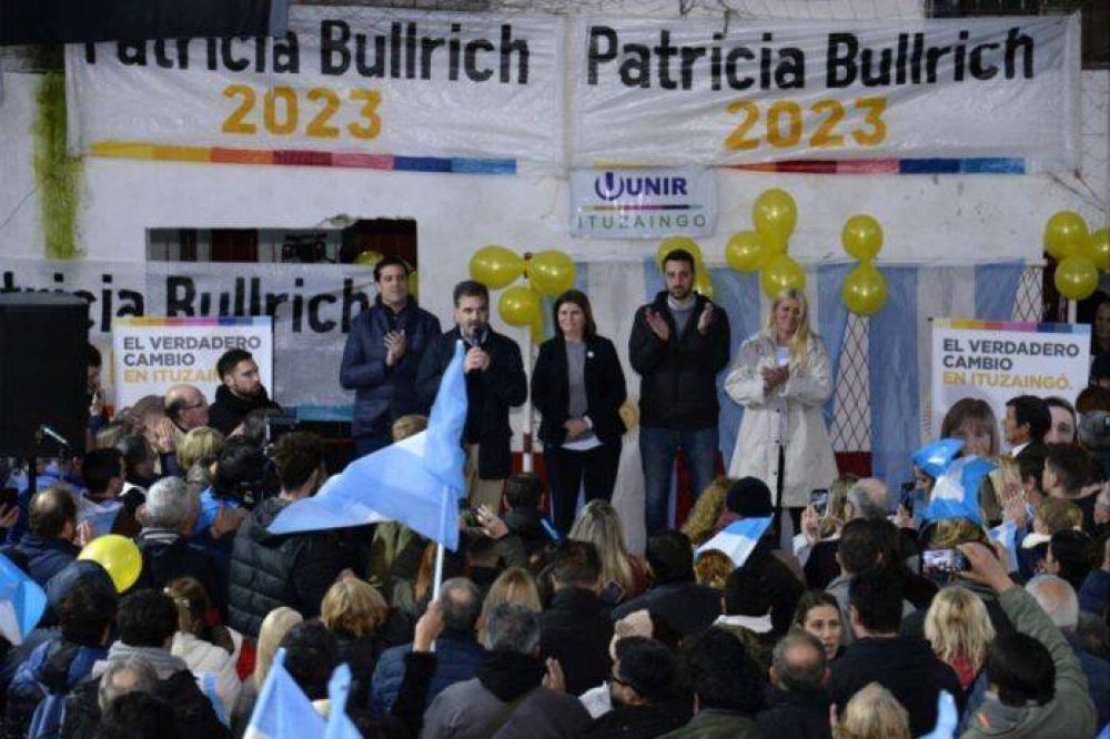 Bullrich visit Ituzaing para apoyar a Lanaro y Valdebenito
