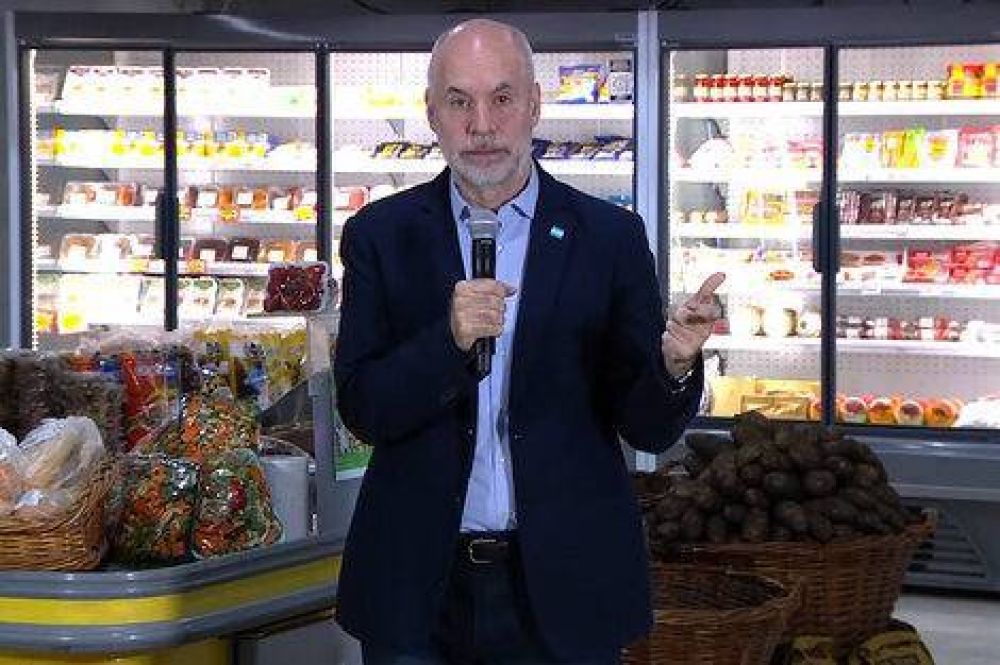 Desde un supermercado, Larreta prometi� ajuste para bajar la inflaci�n