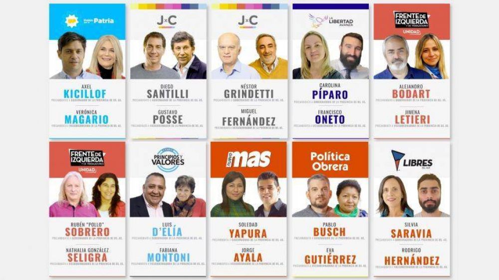 La Junta electoral oficializ 26 precandidaturas para gobernador, con solo dos internas