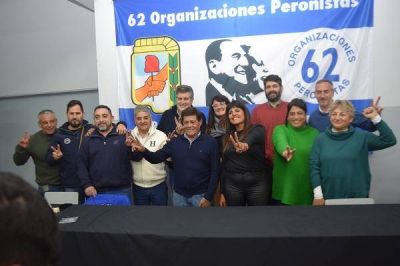 Las 62 organizaciones apoya a la lista que encabeza Mayra Mendoza