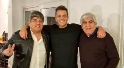 Sergio Massa logró volver a reunir a Hugo y Pablo Moyano