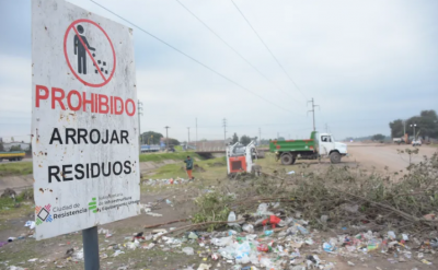 El Municipio erradicó nuevos mini basurales en barrios del Sur de Resistencia