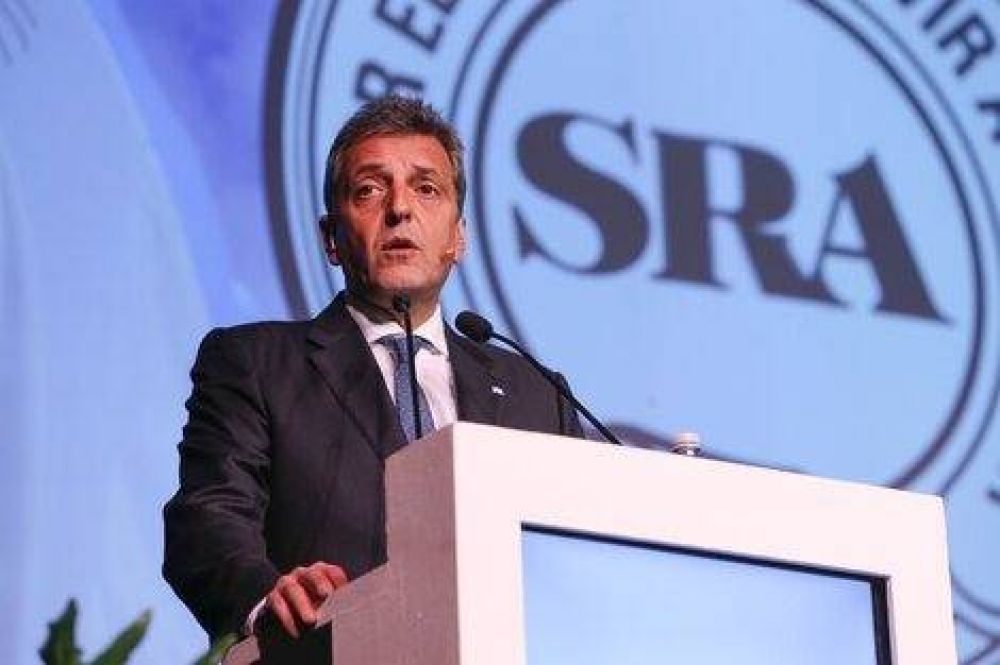 Sergio Massa en La Rural: 