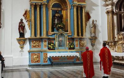 El templo más antiguo de Buenos Aires se unió a la fiesta de Santiago Apóstol