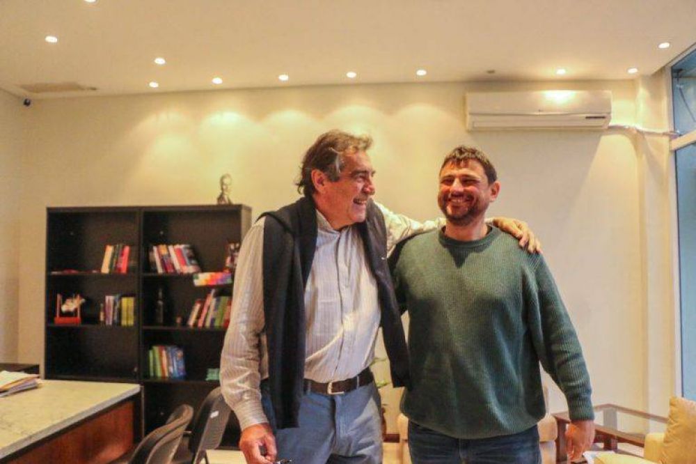 Despus de la reunin con la CGT, Grabois se reuni con el secretario general de la CTA Autnoma