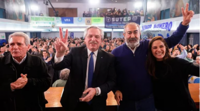 La CGT aplaudi a Alberto Fernndez en una cena para discutir el rol sindical en la campaa