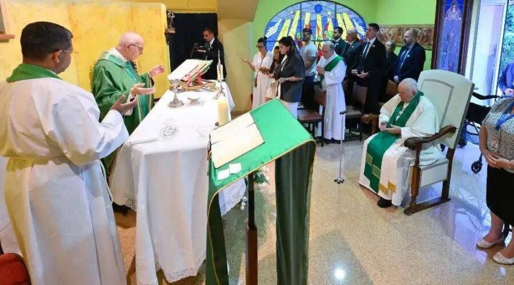 El Papa Francisco celebra Misa con familiares de catequista fallecida antes de la JMJ