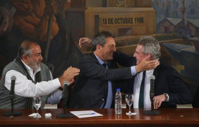 El �ltimo pleno de la CGT antes de las PASO: �Massa presidente�, el eslogan del acto en Malvinas Argentinas