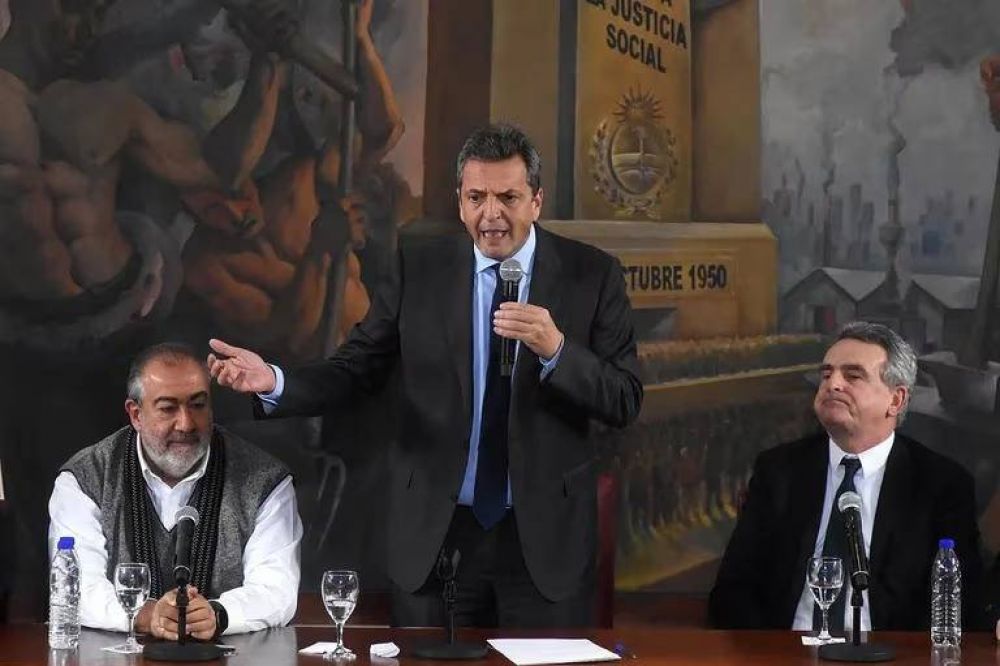 La CGT apuesta todas sus fichas al triunfo de Massa, pero teme que su p�rdida de poder se profundice