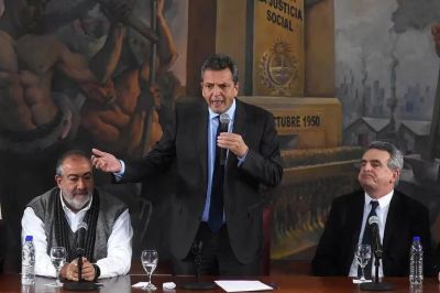 La CGT apuesta todas sus fichas al triunfo de Massa, pero teme que su p�rdida de poder se profundice