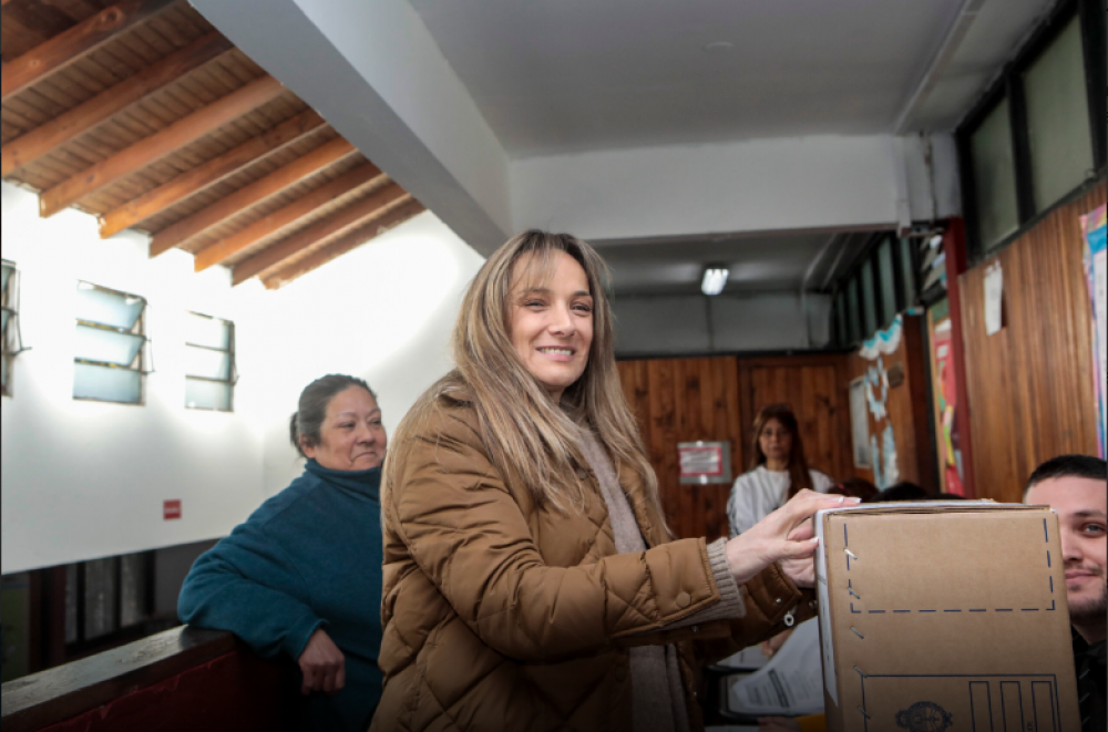 Malena Galmarini vot en Tigre y pidi a los vecinos que vayan a votar
