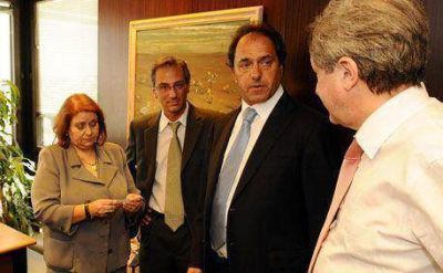 Eseverri estuvo con Scioli por obras educativas