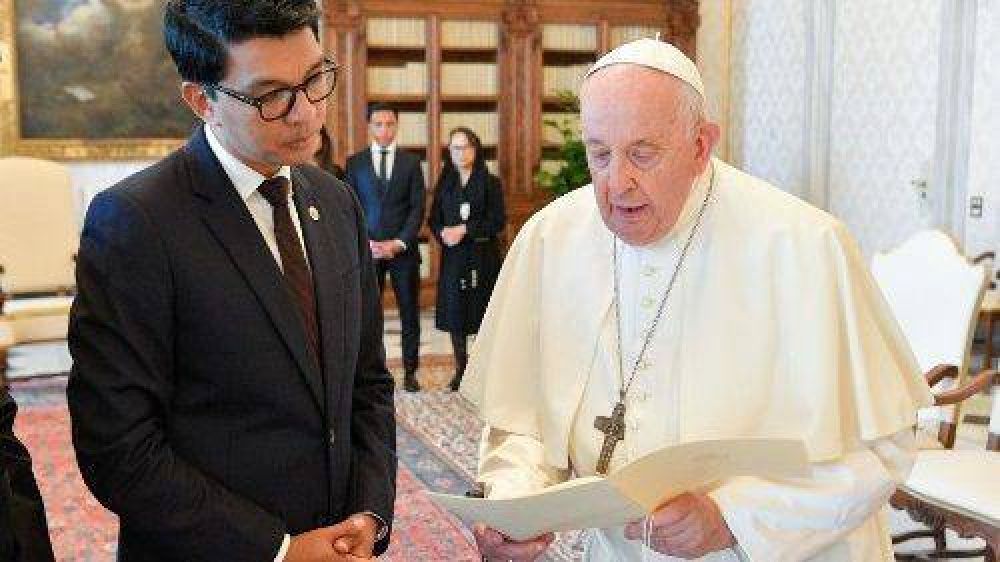 En audiencia con Francisco el Presidente de Madagascar