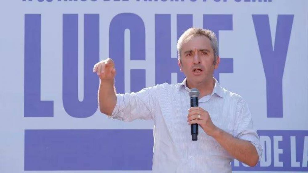 La advertencia de Andr�s �Cuervo� Larroque ante las elecciones: �Es Massa o disoluci�n nacional�
