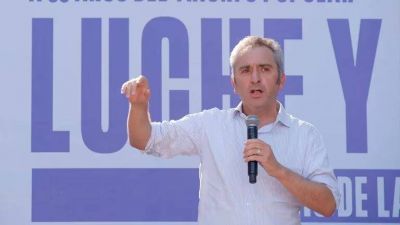 La advertencia de Andr�s �Cuervo� Larroque ante las elecciones: �Es Massa o disoluci�n nacional�