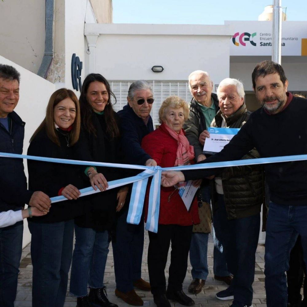 Fernando Moreira inaugur un nuevo Centro de Encuentro Comunitario en San Andrs