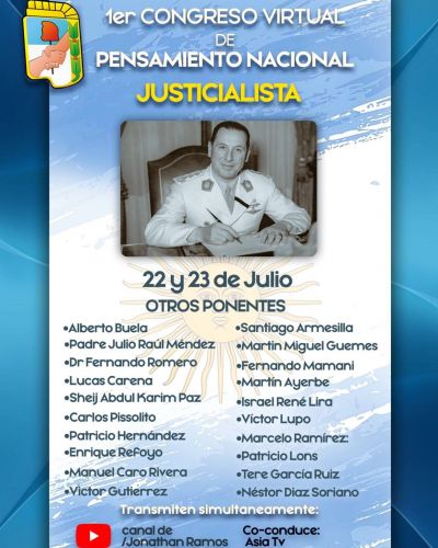 Congreso Virtual Internacional del Pensamiento Justicialista