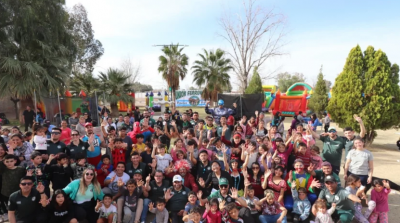 La Juventud Ferroviaria organizó festejos solidarios del Día de las Infancias para cientos de chicos en Mendoza
