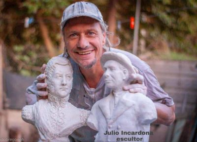 Julio Incardona, el artista detrs de los santos argentinos