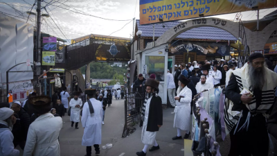 Más de 3.000 ultraortodoxos judíos llegaron a Ucrania para la celebración del Año Nuevo