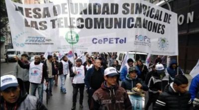 Mesa de gremios telefónicos lanzan un plan de lucha ante la falta de respuesta a sus reclamos salariales