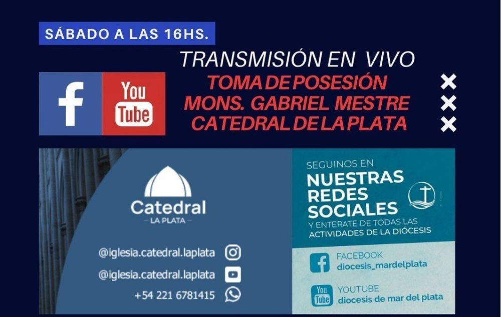 Mestre asume este sbado como arzobispo de La Plata