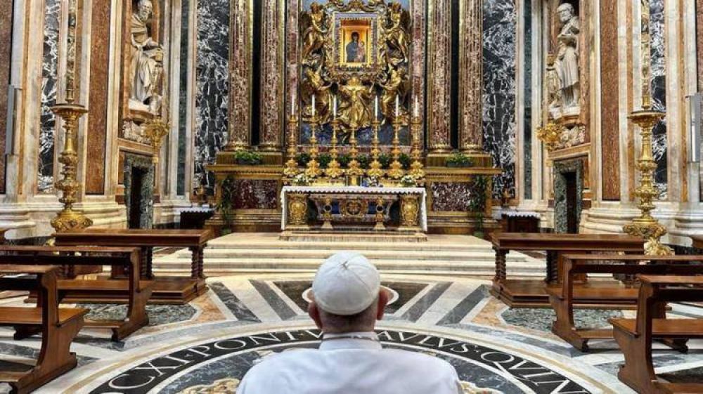 El Papa confa a la Virgen Mara su visita a Marsella