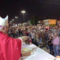 Mons. Zurbriggen inició las visitas a las parroquias de su diócesis
