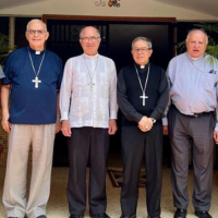 Simbólica reunión en la frontera de obispos de Colombia y Venezuela