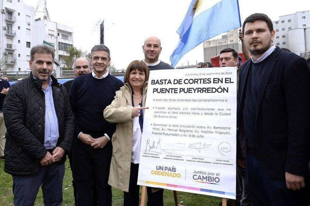 Bullrich vuelve a su versin halcn, protocolo antipiquete y el 