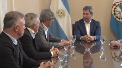 El gobernador Uñac recibió a la Cámara Argentina de Empresarios Mineros