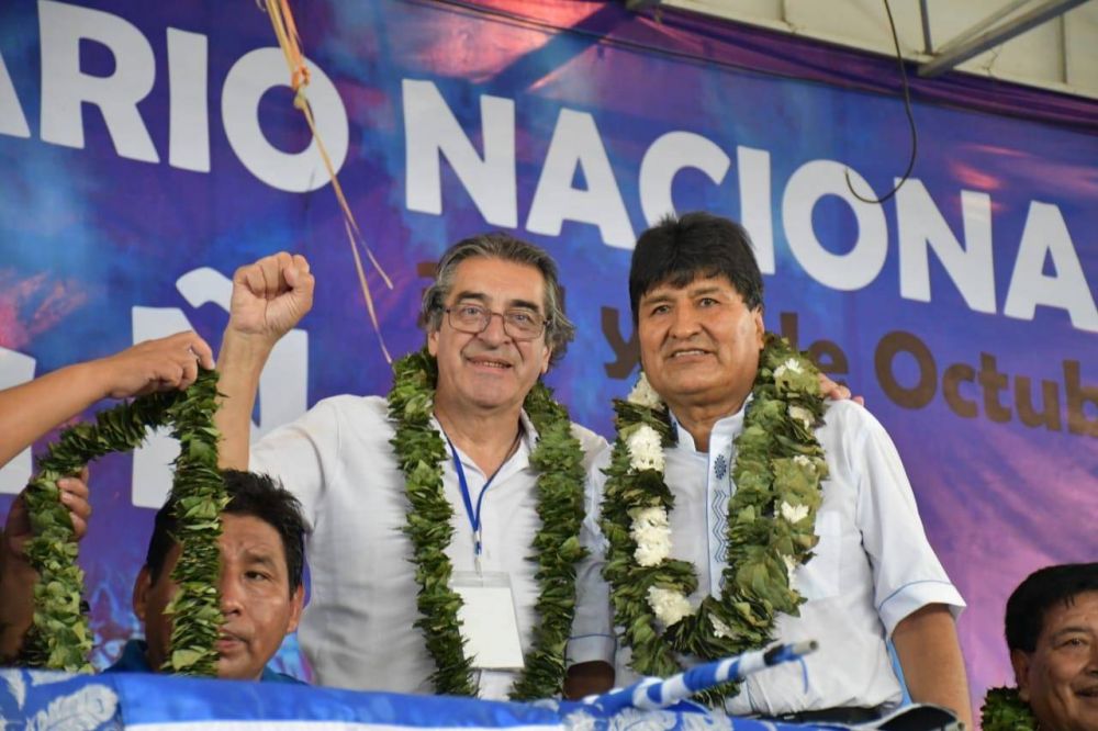 Godoy se suma a la campa�a para devolver a Morales a la presidencia de Bolivia: �Vinimos a acompa�ar a Evo en este proceso de transformaci�n revolucionaria�