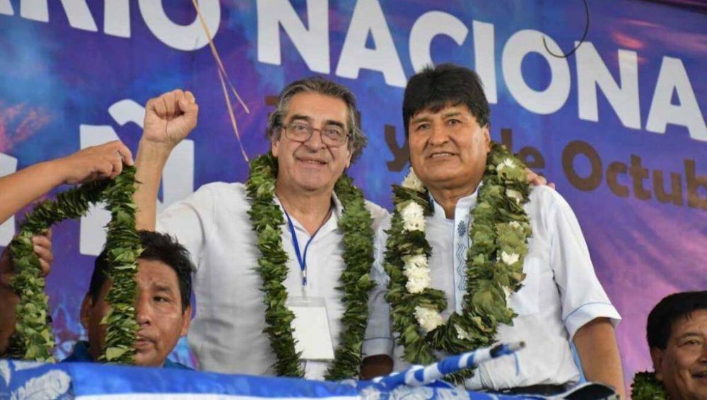El sindicalismo argentino se suma a la campaa presidencial de Evo Morales