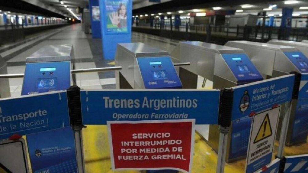 Ferroviarios anuncian un paro de 24 horas en las lneas de pasajeros Belgrano Norte y Urquiza