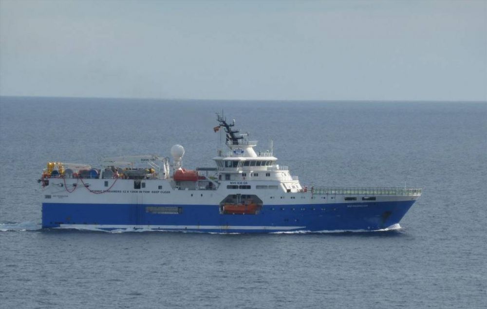 Comienza la exploracin ssmica a 300 kilmetros de Mar del Plata