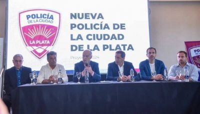 En medio de la campaa, el intendente de La Plata prometi una polica local que ya existe
