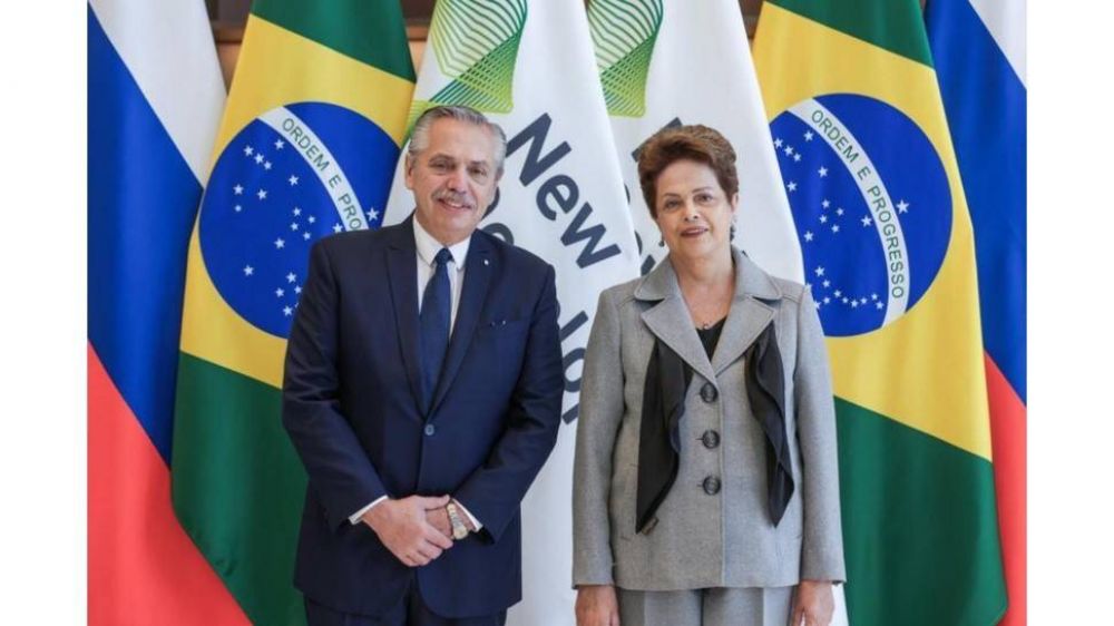 Alberto Fernndez y Dilma Rousseff oficializaron la adhesin de Argentina al Nuevo Banco de Desarrollo de los BRICS