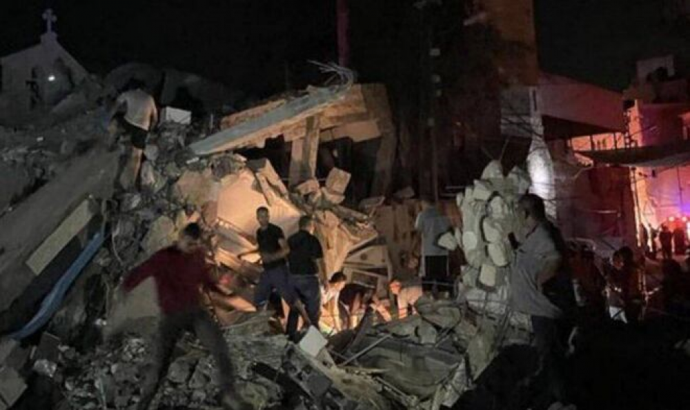 Gaza: Muerte y destruccin tras el ataque a un templo ortodoxo griego