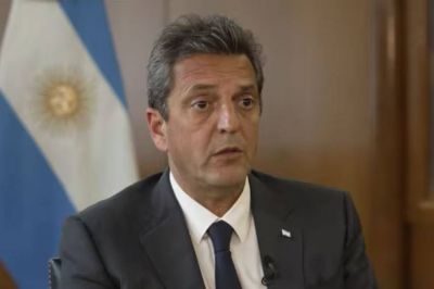 Sergio Massa habl� sobre el lugar de Cristina Kirchner: �Eligi� tener un rol de distancia�
