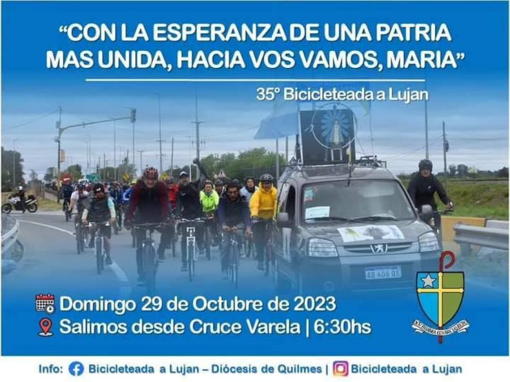 La di�cesis de Quilmes se prepara para una nueva peregrinaci�n a Luj�n en bicicleta