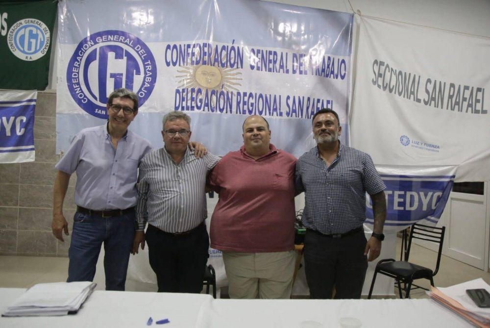 La CGT normaliz una nueva Regional en San Rafael, Mendoza, que no tena autoridades desde 2008