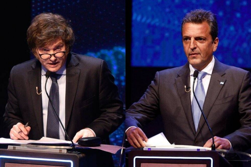 Sergio Massa y Javier Milei juegan sus ltimas cartas en el debate presidencial