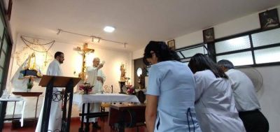 Episcopado: Celebracin de San Artmides Zatti en un hospital de Catamarca