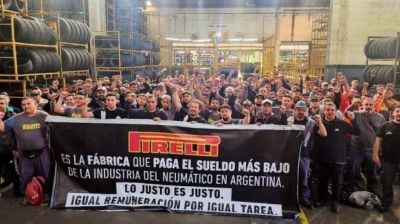 Trabajadores del neumtico pararon exigiendo a Pirelli 