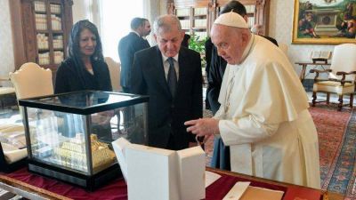 El Papa Francisco recibi� al presidente de la Rep�blica de Irak