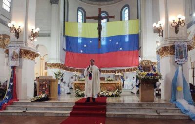 La comunidad venezolana en Buenos Aires celebró a una Virgen patrona regional