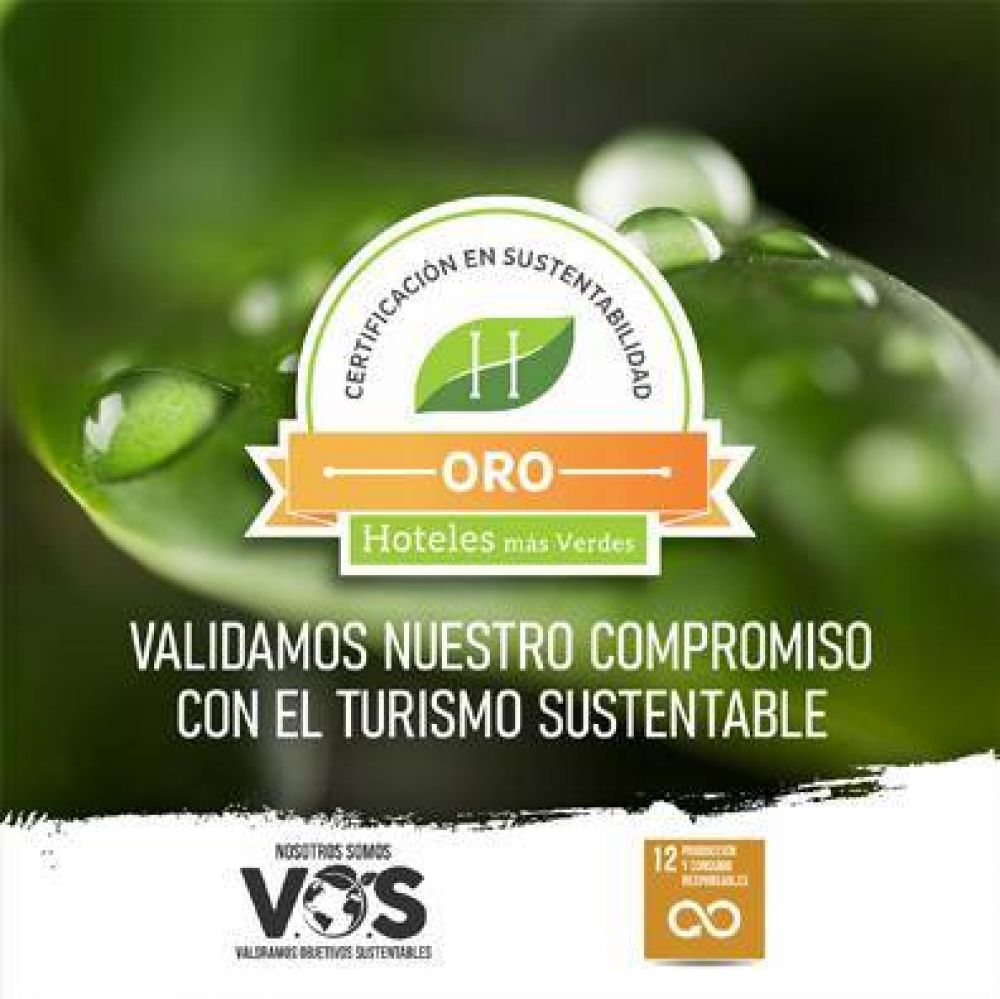 UTHGRA: Los hoteles Los Cocos, Presidente Pern y Sasso revalidaron su certificacin sustentable